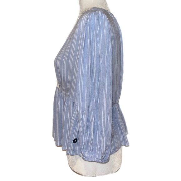 Hollister Boho Babydoll Striped Top -Medium - Picture 3 of 11